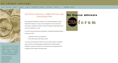 Desktop Screenshot of on-course-advisors.com