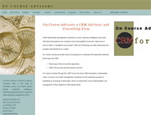 Tablet Screenshot of on-course-advisors.com